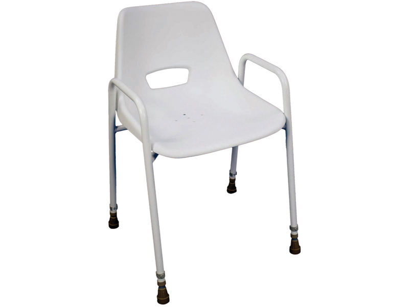 60AIDVB499 MILTON STACKABLE SHOWER CHAIR ADJUSTABLE HEIGHT S10 Supplies