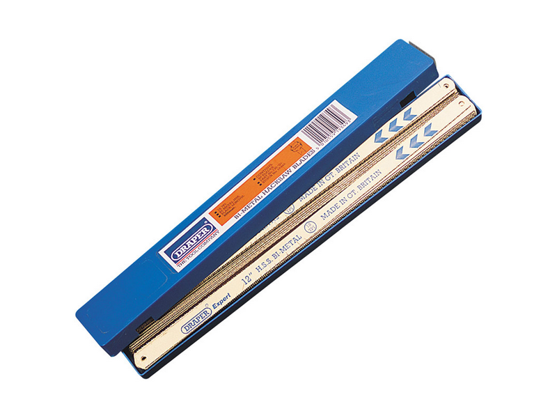 DR19349 DRAPER BiMetal Hacksaw Blades, 300mm, 18tpi (Box of 50