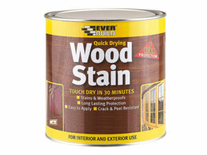 30WSTAINSDO07 | EVERBUILD Quick Drying Wood Stain Dark Oak 750ml