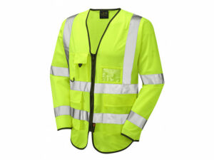 LEO-S12-Y | Yellow ISO 20471 Class 3 Superior Sleeved Waistcoat S12-Y