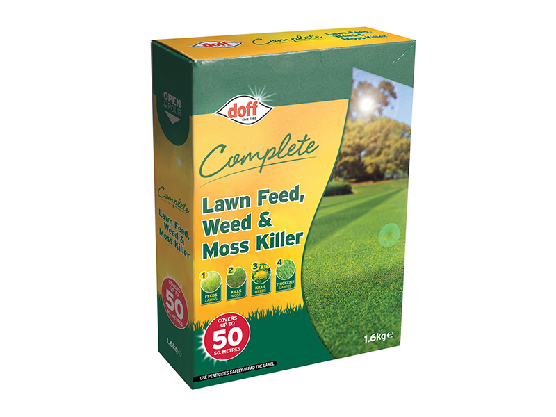 DOFLM050 DOFF Complete Lawn Feed, Weed & Moss Killer 1.6kg S10 Supplies