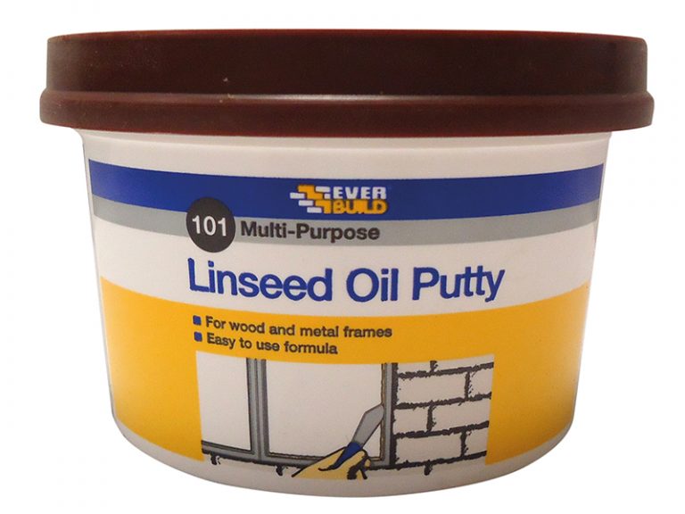 EVBMPPB05 Everbuild 101 MultiPurpose Linseed Oil Putty Brown 500g