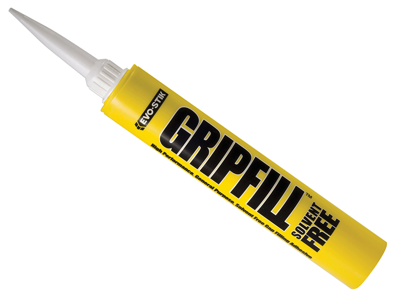 EVOGRIPYELL EVOSTIK GRIPFILL SOLVENT FREE Yellow Adhesive 350ml