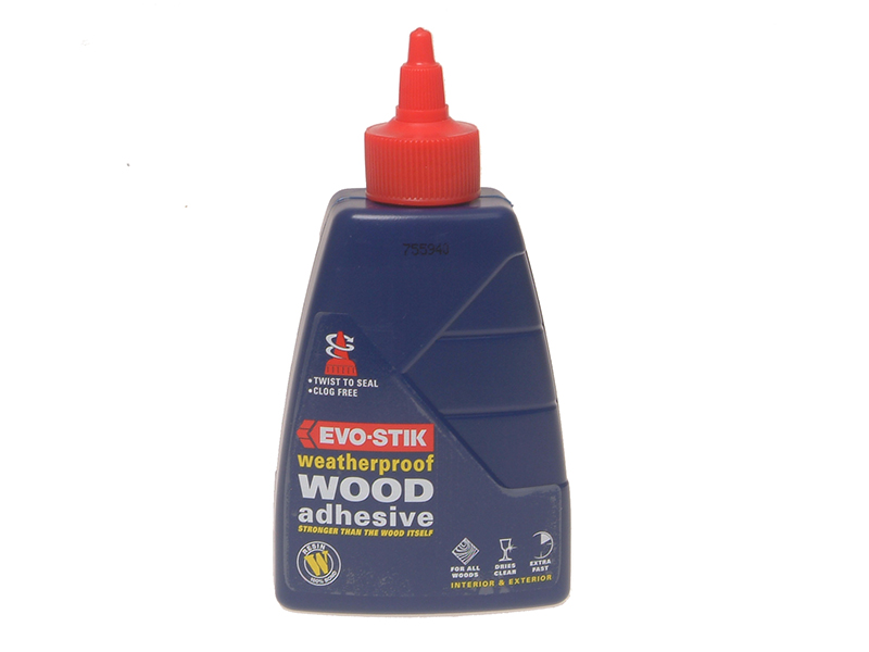 EVOWP250 EVOSTIK WOOD GLUE EXTERIOR 250ml S10 Supplies