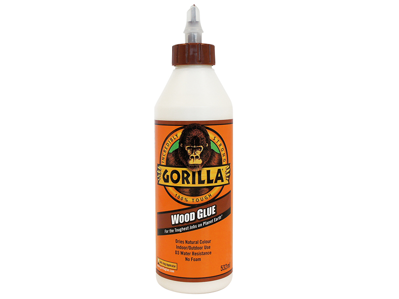GRGGWG536 Gorilla Glue Gorilla PVA Wood Glue 532ml S10 Supplies