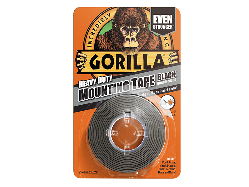 GRGHDMT Gorilla Glue Gorilla HeavyDuty Mounting Tape 25.4mm x 1.52m