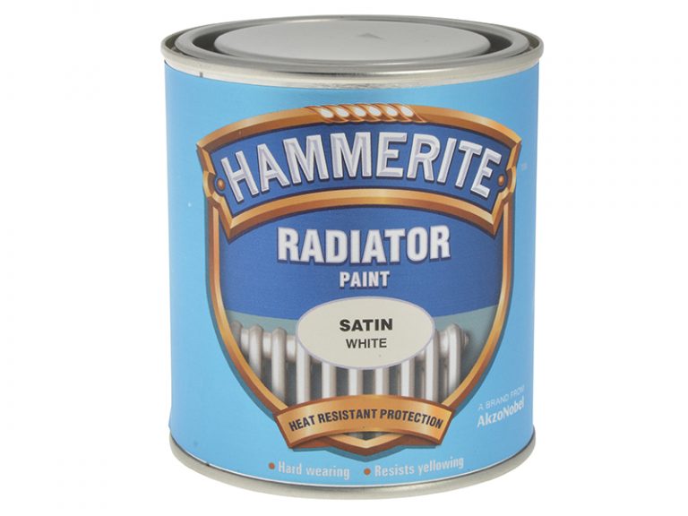 HMMRES500 Hammerite Radiator Paint Satin White 500ml S10 Supplies