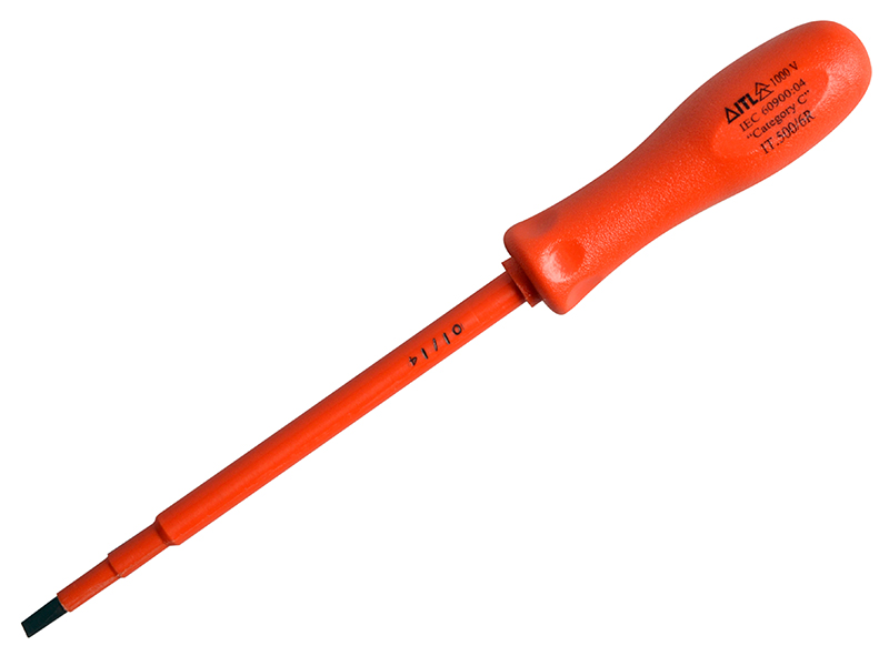 ITL01890 ITL Insulated Insulated Electrician Screwdriver 150mm x 5mm