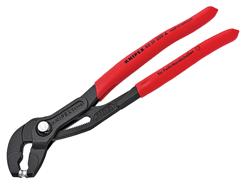 KPX8551250A Knipex Spring Hose Clamp Pliers with QuickSet Adjustment