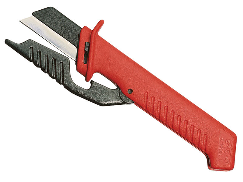 KPX9856 Knipex Cable Knife with Hinged Blade Guard S10 Supplies