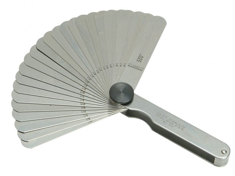 STR66 Starrett 66 Feeler Gauge 26 Piece Set 0.00150.025in S10 Supplies