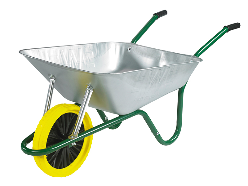 WALEAGVPPDD Walsall 85L Galvanised EasiLoad Builders Wheelbarrow