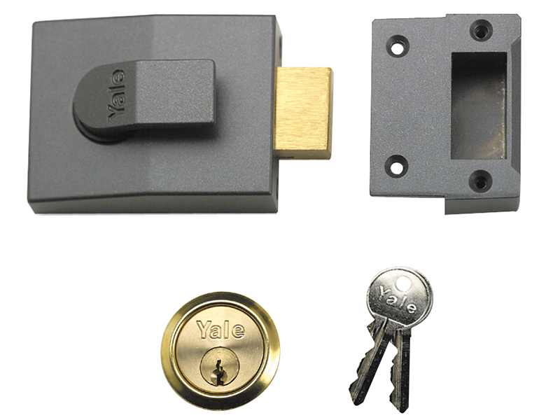 YAL82DMGPB Yale Locks 82 Deadbolt Nightlatch 60mm Backset DMG Finish
