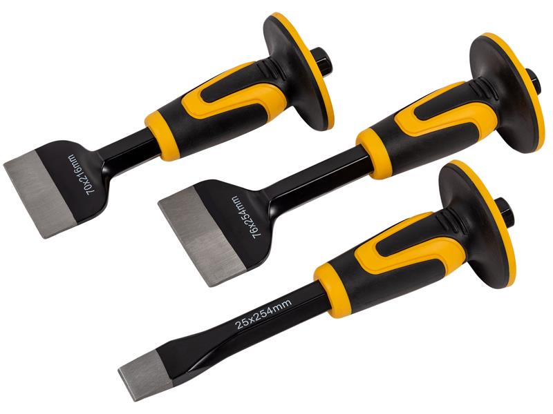 ROU31970 Roughneck Chisel & Bolster Set, 3 Piece S10 Supplies