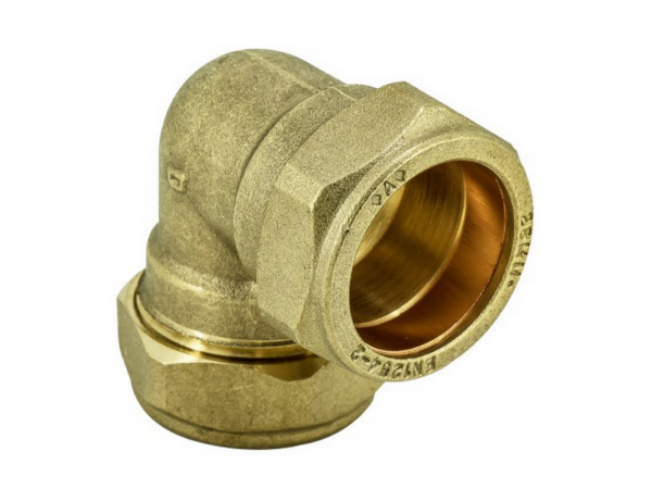 TTM16150000 | ELBOW BRASS COMPRESSION EQUAL FITTING/COUPLER 15mm