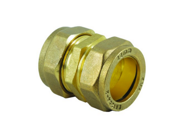 TTM10150000 | STRAIGHT BRASS COMPRESSION EQUAL FITTING/COUPLER 15mm