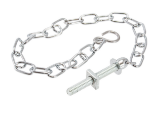 19EP200082 | 12" CHROME PLATED BASIN CHAIN OVAL LINK WITH PLASTIC STAY