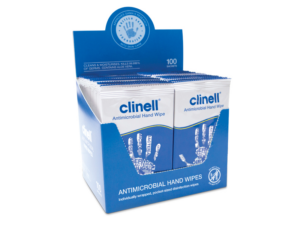 FACAHW100 | CLINELL MEDICAL DISINFECTING WIPE 100 Individually Wrapped Packets