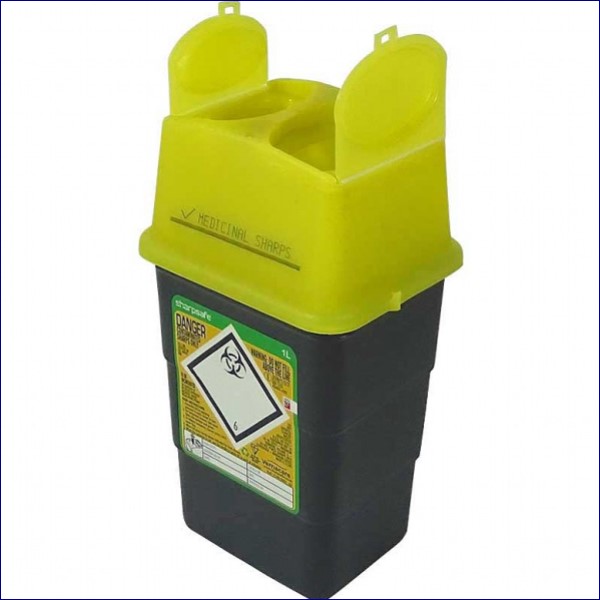 FAQ2049 SHARPS BOX 1L YELLOW S10 Supplies