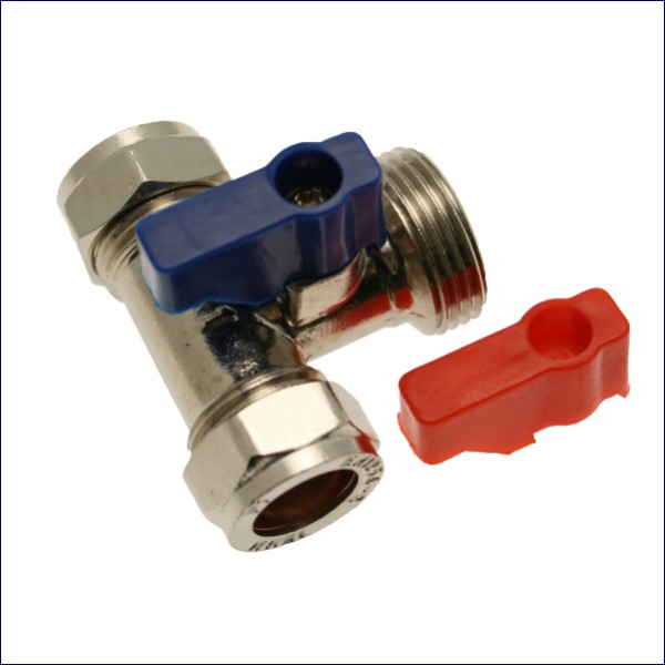 62EP392419 EP WASHING MACHINE VALVE TEE 15mm x 3/4in S10 Supplies