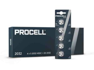 DURPROCR2032 | DURACELL Procell Lithium Coin 2032 3V 20pk