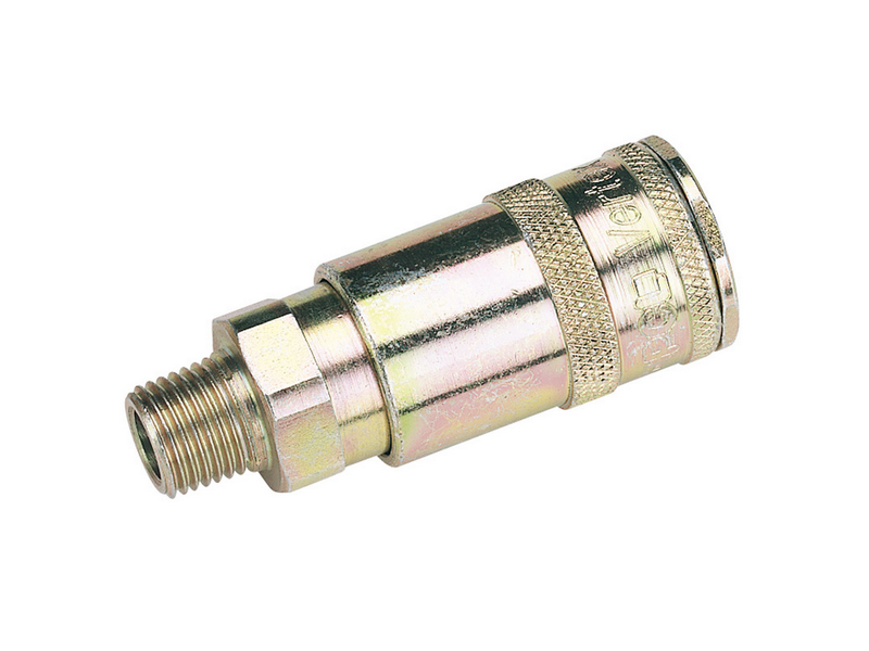 DR51402 DRAPER 1/4" BSP Taper Male Thread Vertex Air Coupling S10
