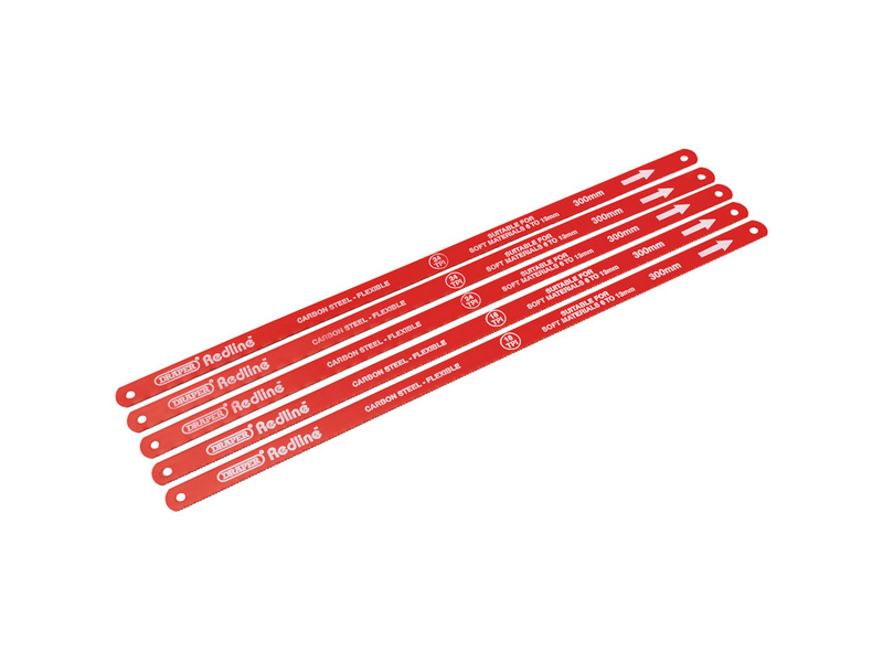 DR68414 DRAPER Hacksaw Blades, 300mm (Pack of 5) S10 Supplies