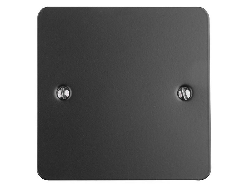 ELEFMB1BMBB EUROLITE Single Blank Plate Matt Black Flatplate Range