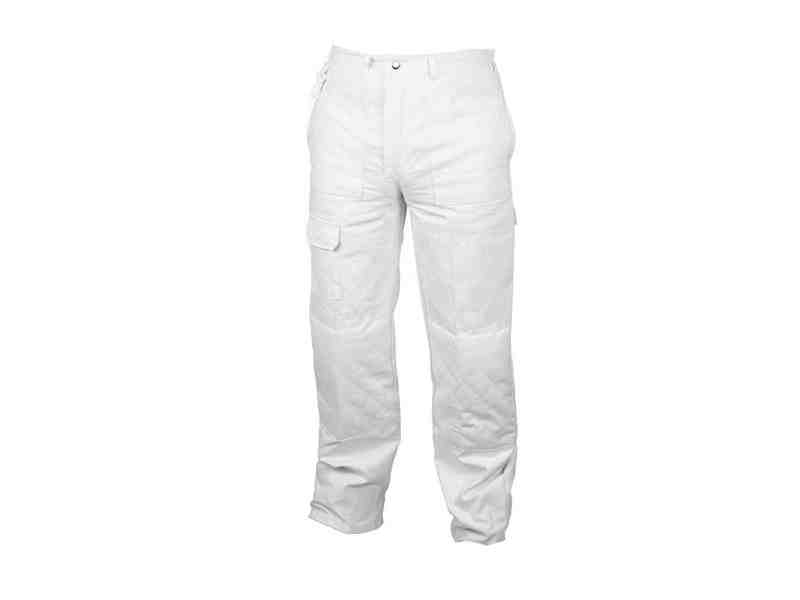06PC199 PRODEC PAINTERS TROUSERS WHITE (ALL SIZES) S10 Supplies