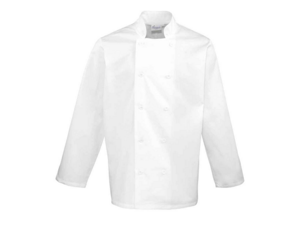 PR657 Premier Long Sleeve Chef's Jacket White