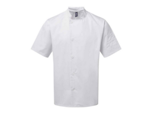 Premier Essential Short Sleeve Chef's Jacket White
