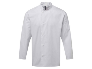 Premier Essential Long Sleeve Chef's Jacket White