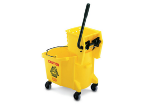 Rubbermaid Commercial Products WaveBrake Down Press Combo Bucket Yellow 33L