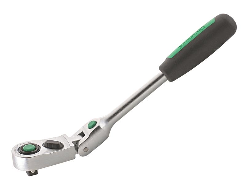 STW1126 Stahlwille 416QR Flex Head Fine Tooth Ratchet 1/4in Drive